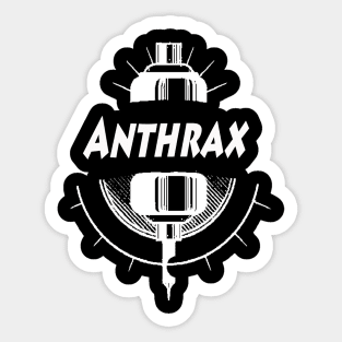 vintage anthrax band Sticker